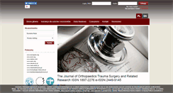 Desktop Screenshot of ortopedia.medicalproject.com.pl