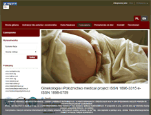 Tablet Screenshot of ginekologia.medicalproject.com.pl